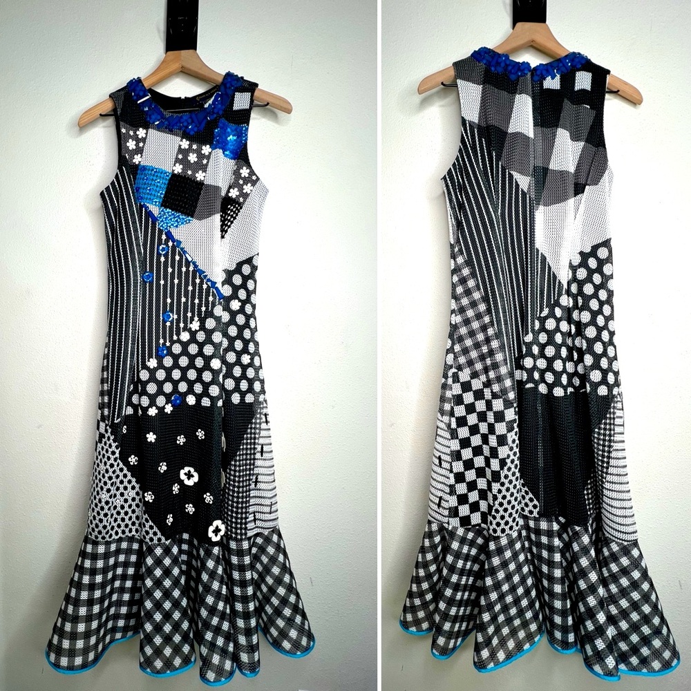 NWT Anthropologie Pankaj & Nidhi Cato Embellished Midi Dress, size 4 - Picture 3 of 7